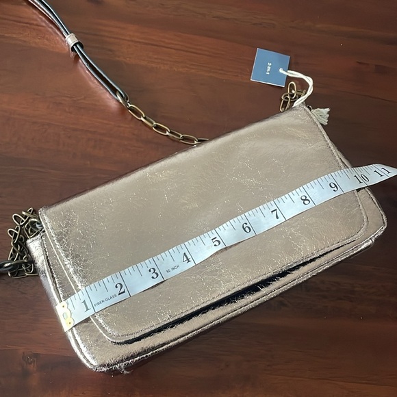 UNIVERSAL THREAD Flap Crossbody Bag - Metallic Bronze chain link purse New - Picture 6 of 9